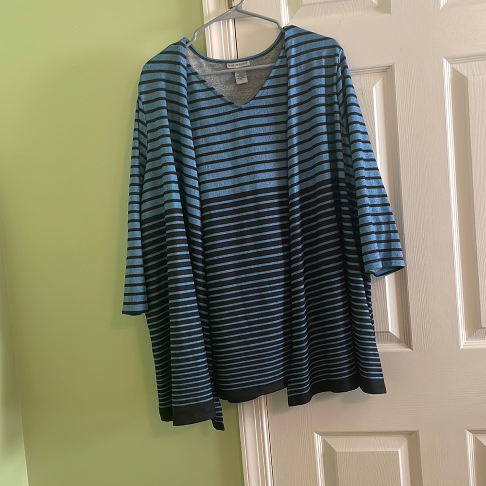 Plus Size Catherine’s Striped Blouse